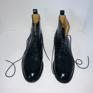 Barney’s New York Leather Combat Boots